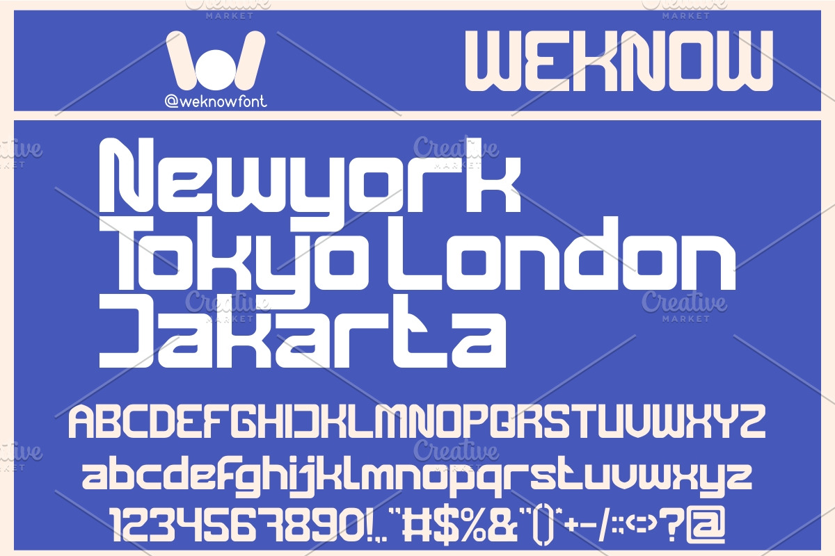 Metropolis Font, a Font by weknow (Photo 2 of 8)