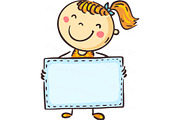 School Kids Clipart Set, an Education Illustration by Bubert Art (Thumbnail 6 of 9)