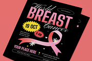 World Breast Cancer Flyer, a Flyer Template by graphicook (Thumbnail 2 of 3)