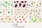 70 vegetable seamless pattern, a Pattern Graphic by Poppy Lane Studio (Thumbnail 6 of 10)