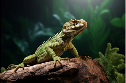Detailed Lizard view colorful, an Animal Photo by Ylivdesign