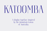 Katoomba, a Serif Font by Dennis Hotson (Thumbnail 5 of 5)