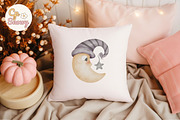 Cute Watercolor Halloween Clipart, a Seasonal Illustration by CpSnowy (Thumbnail 3 of 4)