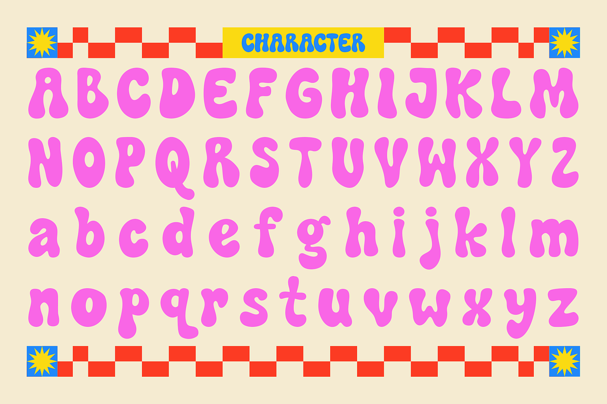 Jokira - Retro Groovy Font, a Symbol Font by Indotype Foundry (Photo 5 of 10)