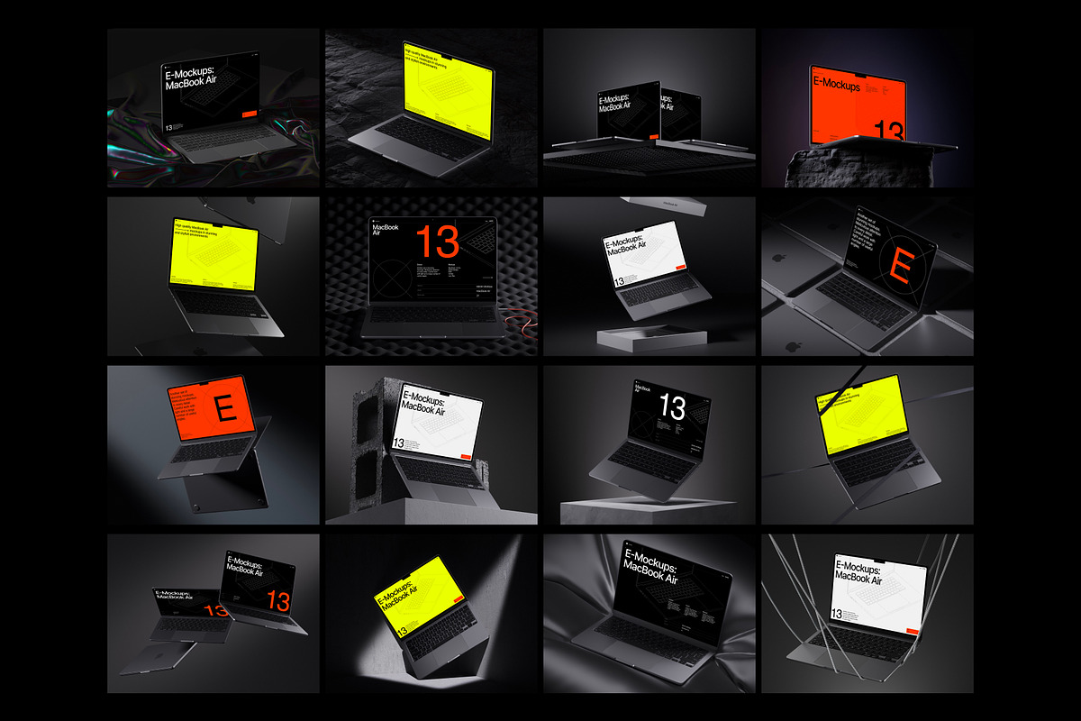E-Mockups: MacBook Air, a Mac Mockup by ls.graphics (Photo 2 of 8)