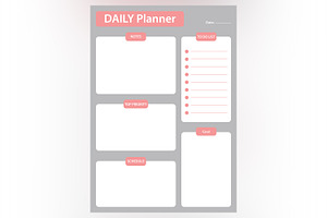 Daily Planner Sheet Design -46