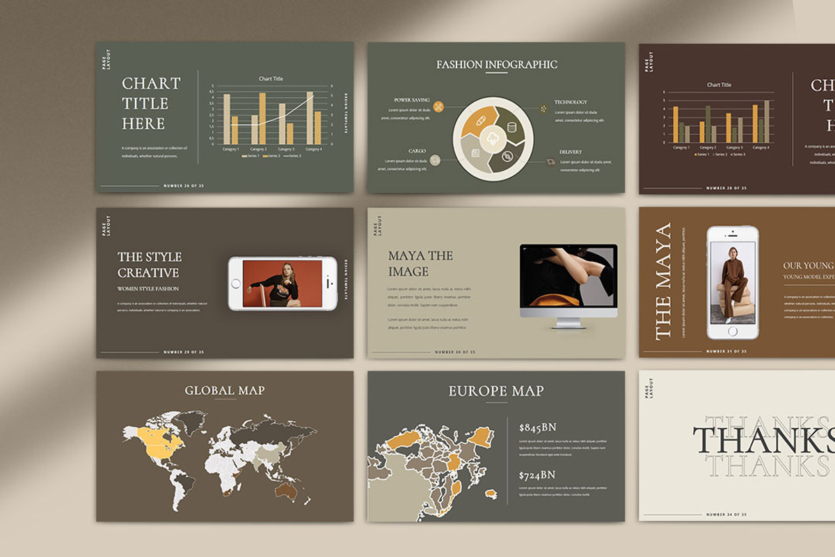 MAYA -Powerpoint Template, a Presentation Template by TypeMakers