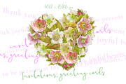Hearts-watercolor-Hellebore, an Illustration by watercolorwild.graphics (Thumbnail 5 of 19)