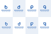 Letter B D P Q Shield Modern Logo, a Branding & Logo Template by Pray Art Design Studio (Thumbnail 1 of 2)