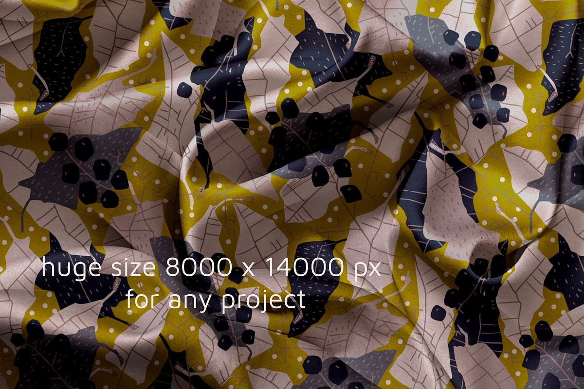 Abstract Botany Seamless Pattern, a Pattern Graphic by Marta & Livonka (Photo 4 of 9)