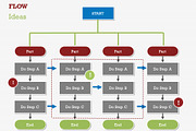 Flow Charts 1 PowerPoint Template, a Presentation Template by Yes Presentations (Thumbnail 2 of 73)
