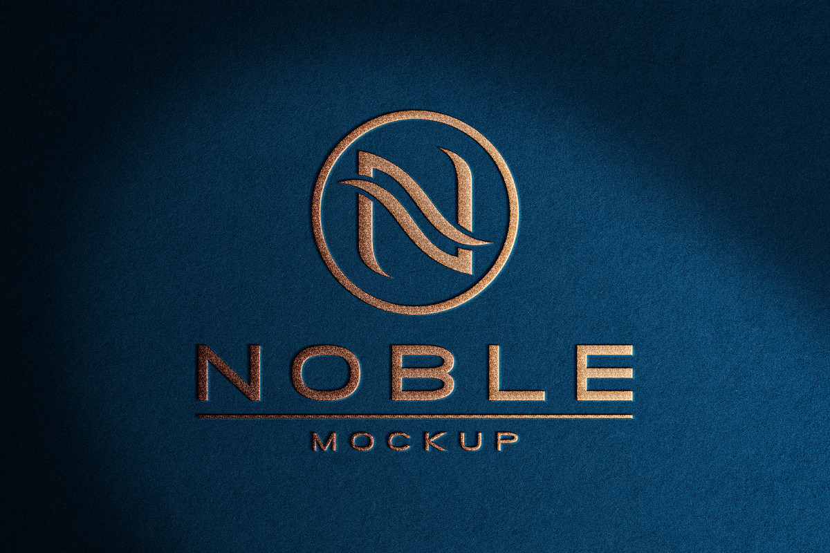 Logo Mockup Rose Gold Foil Effect, a Product Mockup by Smart Works