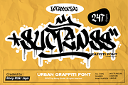 Suctenss Urban Graffiti Font, a Blackletter Font by Ronny Studio (Thumbnail 1 of 9)