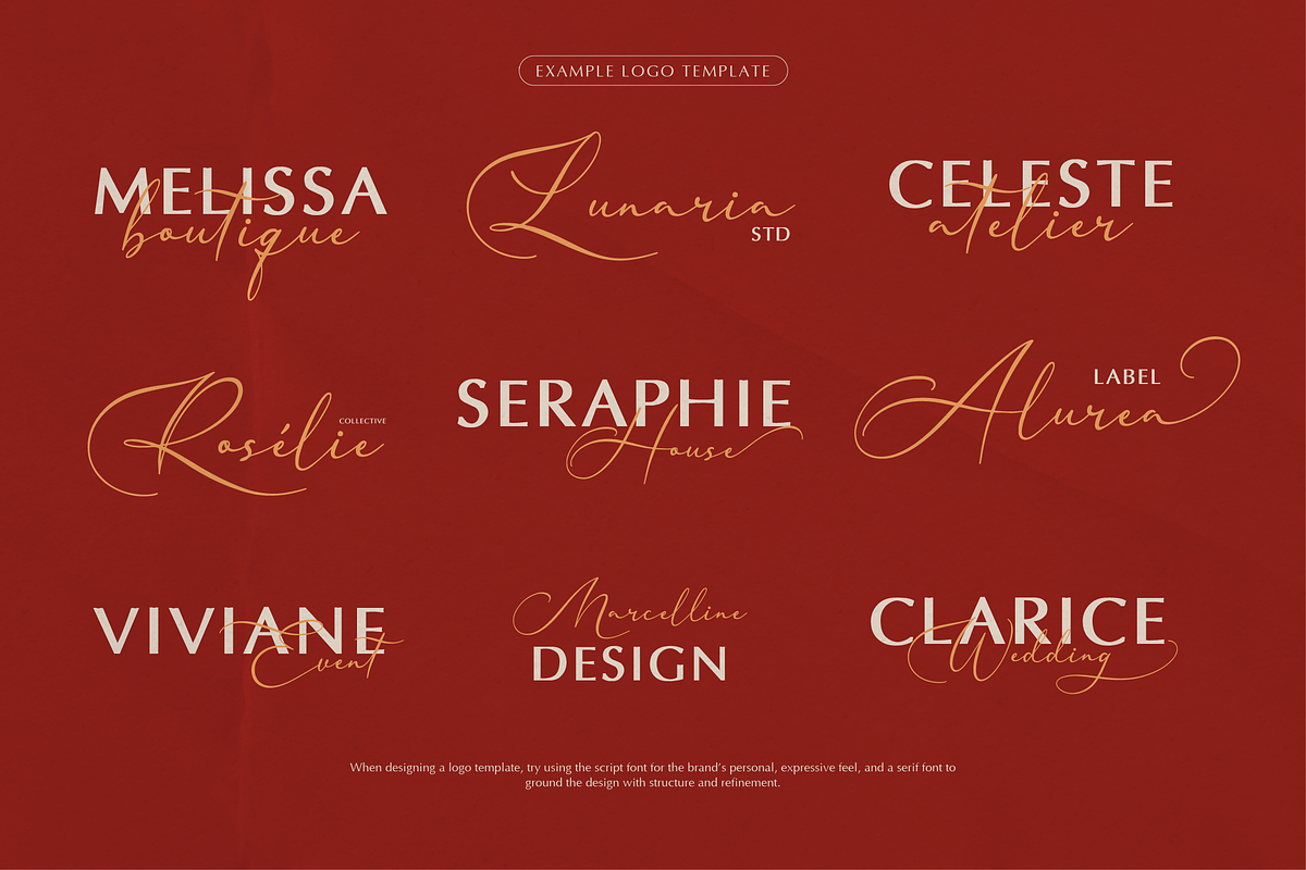 Nellysia Sorettein Calligraphy, a Script Font by Denustudios (Photo 9 of 13)