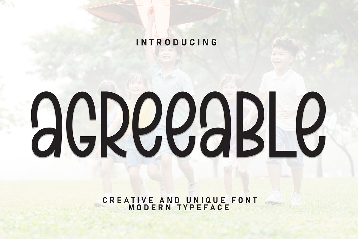 Agreeable | Script Font, a Script Font by Scratchones (Photo 1 of 8)
