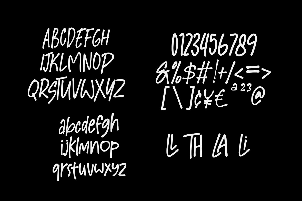 Screate Brush, a Handwritten Font by Ideal Eksis (Photo 7 of 8)