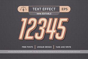 Vintage Editable Text Effect