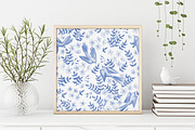 Hampton Blue Birdy Pattern, seamless, a Pattern Graphic by swiejko (Thumbnail 4 of 9)