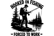 Fishing Quote T-Shirt Bundle, an Object Graphic by Designer_Momina (Thumbnail 6 of 10)
