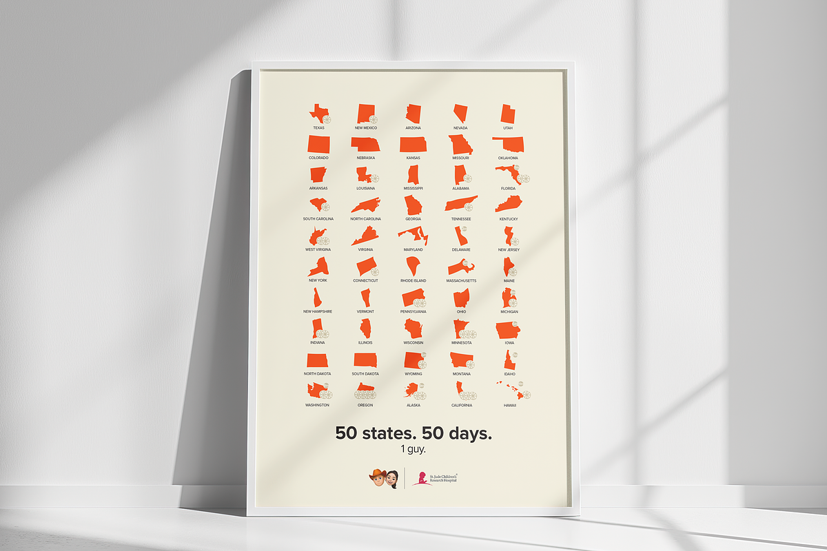 50 states. 50 days. poster., a Graphic by RGB.Shop (Photo 3 of 3)