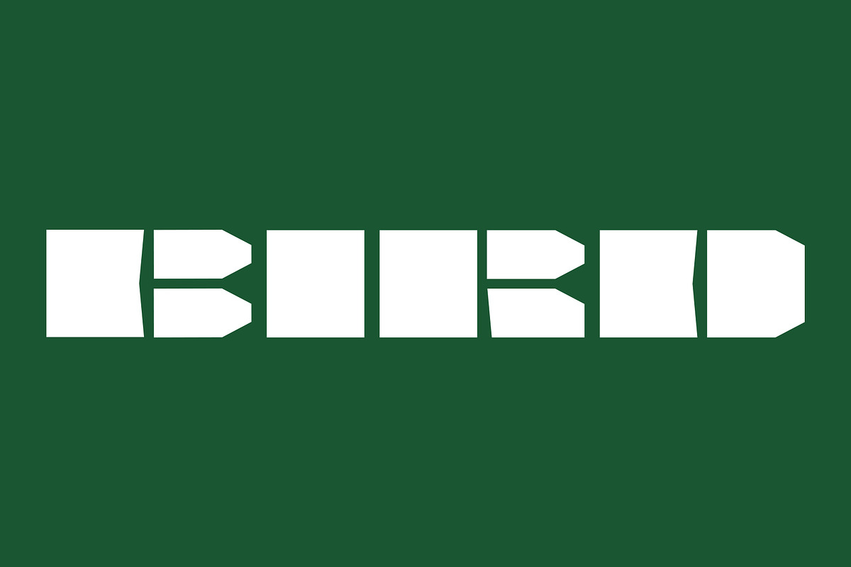 Srg-BlockShot display font preview 7