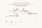 South Assign - Vintage Inspired Font, a Script Font by Sarid Ezra (Thumbnail 7 of 10)