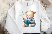 Animals Reading Books Clipart, an Illustration by DreamCafeArt (Thumbnail 6 of 6)