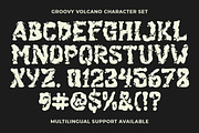 GF Volcano - Handdrawn Display Font, a Font by GroovyFontCo (Thumbnail 7 of 7)