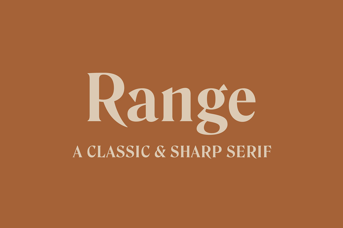 Range — A Vintage Classic Serif Font, a Font by Inlay Studio (Photo 1 of 7)
