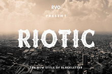 Riotic Typeface + Bonus