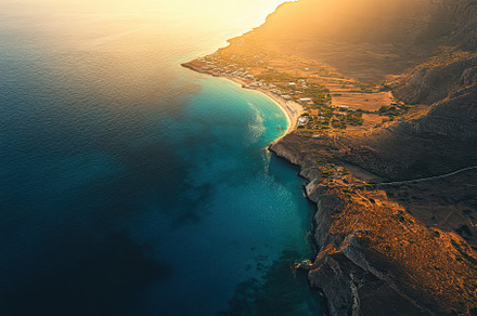 Stunning sunset over Balos Bay on Cr, a Photo by Iftikhar Alam