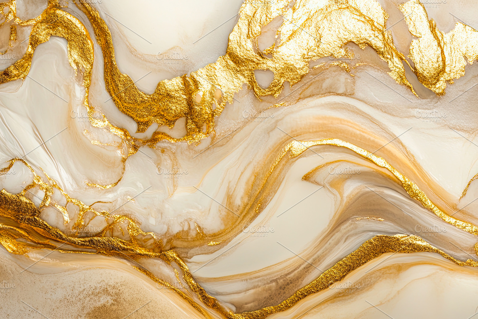 Luxurious Gold and White Marble Texture, a Background Photo by Ales Munt