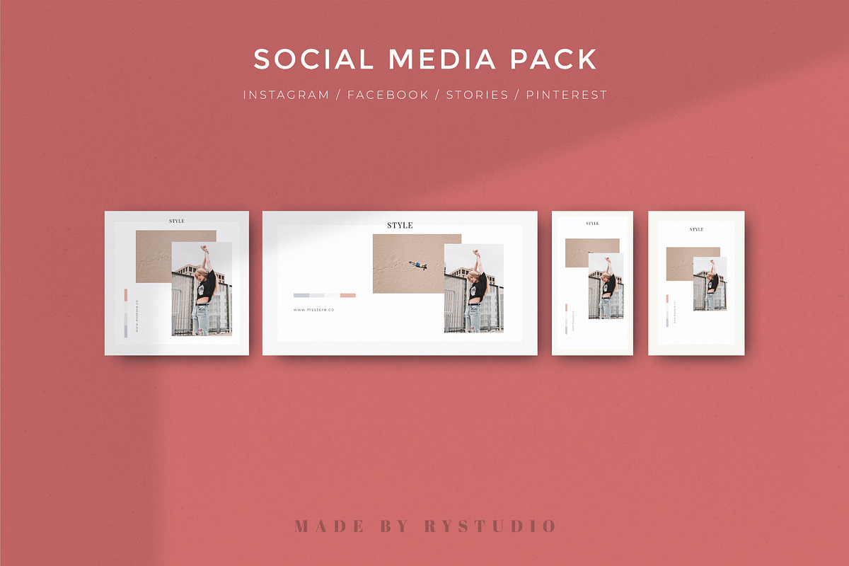 MNML Social Media Pack & Stories, a Social Media Template by Rystudio (Photo 9 of 12)