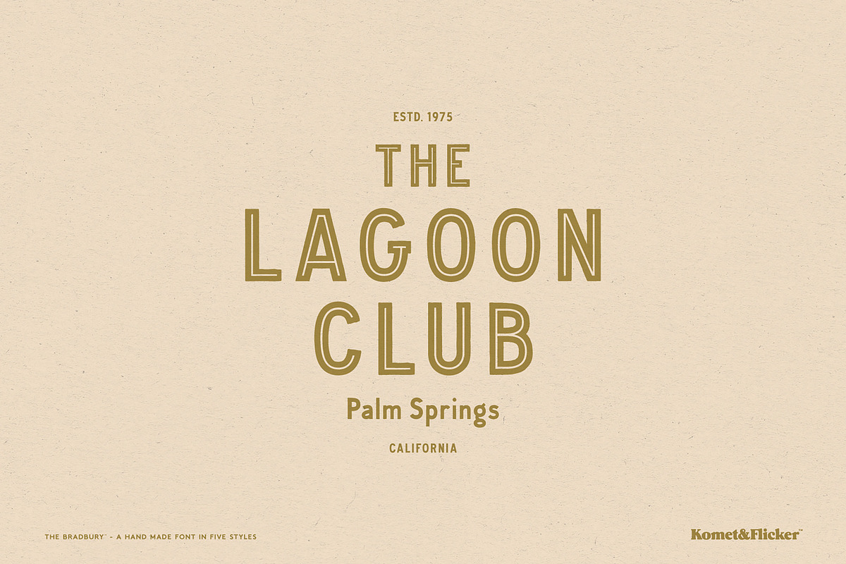 The Bradbury - A Hand Drawn Font, a Sans Serif Font by Komet & Flicker (Photo 6 of 12)