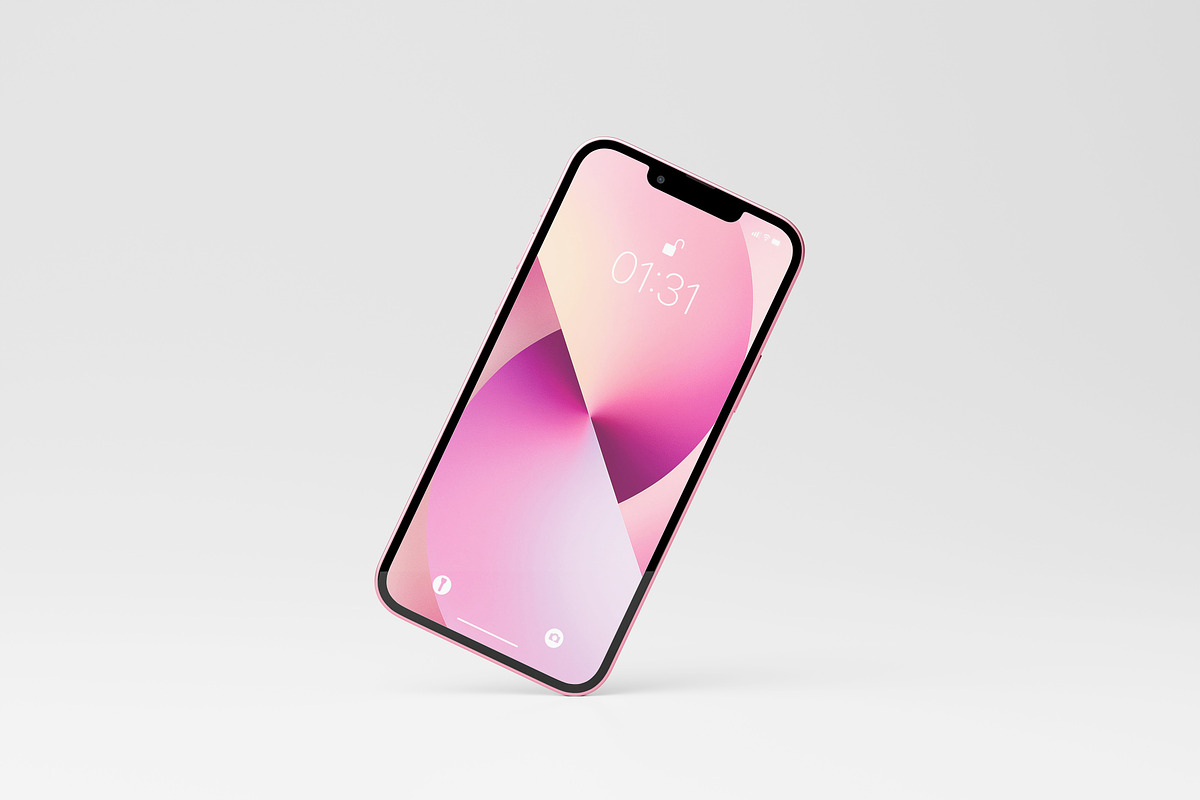 iPhone 13 Mockup, an iPhone Mockup by UFR_GRAPHIC (Photo 6 of 7)