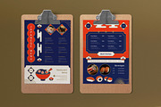 Navy Flat Design Japanese Food Menu, a Flyer Template by graphicook (Thumbnail 1 of 4)