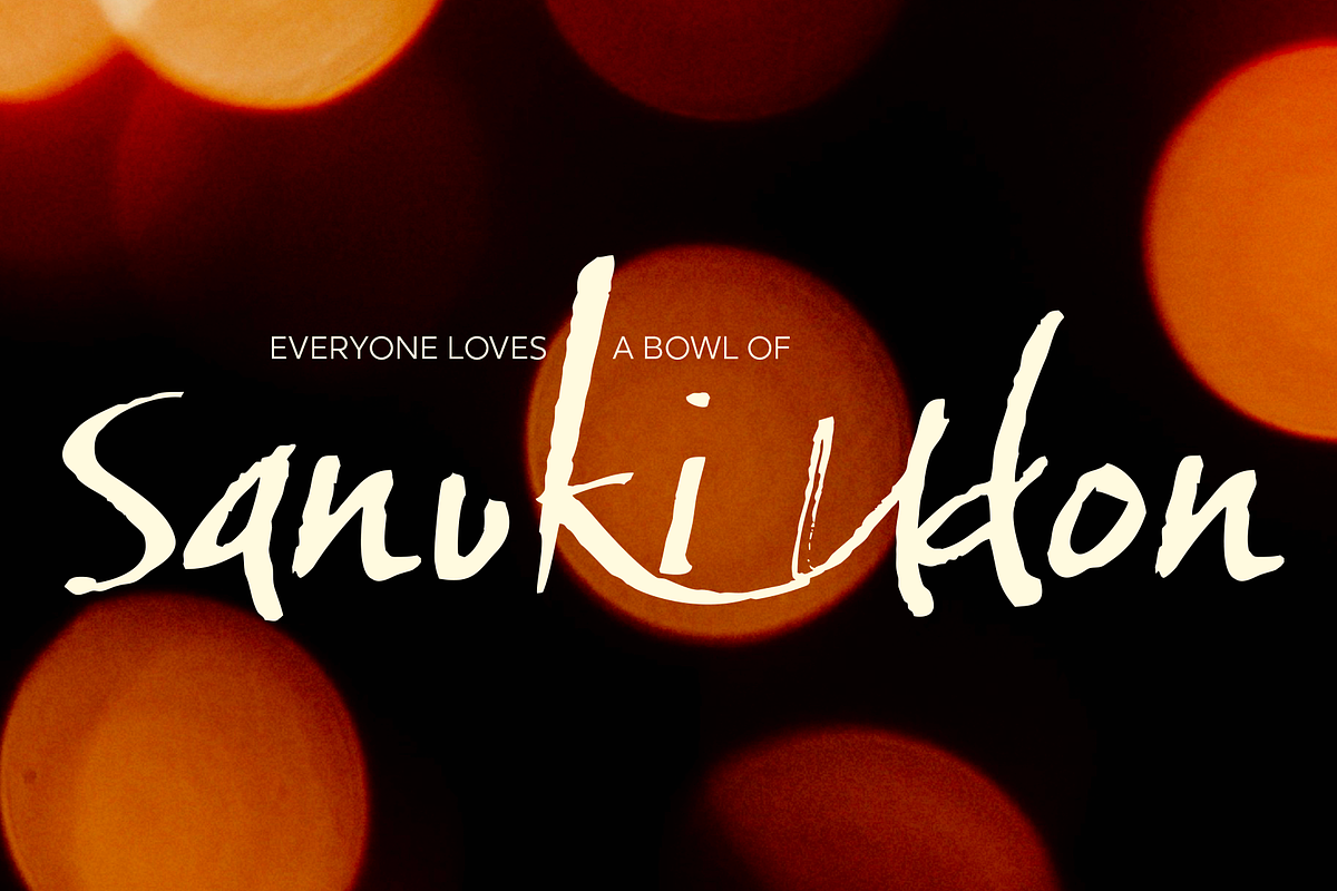 Baka Too Script Typeface preview 2