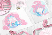 Women in nature., an Illustration by tanda_V (Thumbnail 2 of 7)