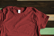 Ladies Crew Neck Tee Mock Up, a Shirt Mockup by SLTFNDRY (Thumbnail 2 of 3)