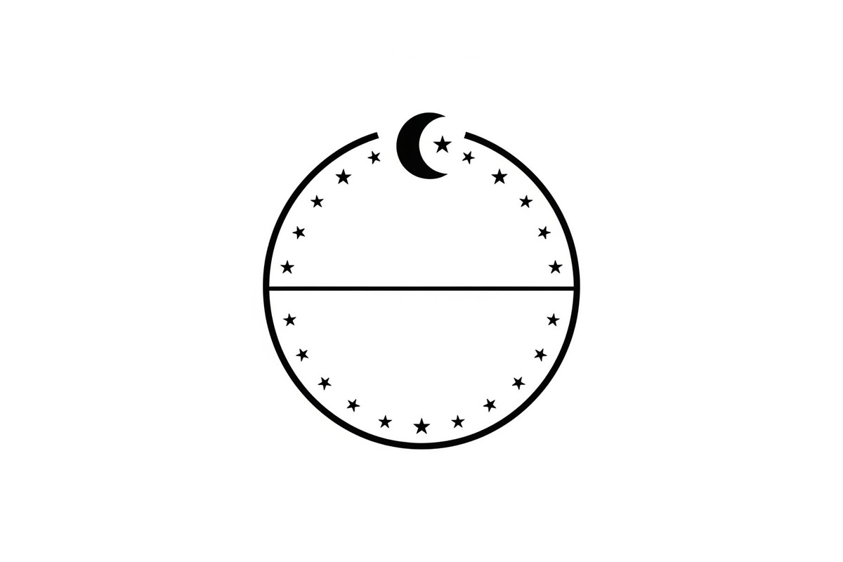 Crescent Moon Round Frame Bundle, an Illustration by Creativeshirt (Photo 11 of 31)