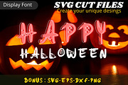 Halloween Font, SVG Cut file font, a Font by Tattoo Worker Studio (Thumbnail 1 of 4)