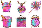 New Year Clipart, an Illustration by CreationArt (Thumbnail 3 of 5)