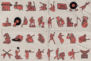 Vintage Music Illustration