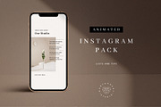 ANIMATED Neutral Instagram Bundle, a Social Media Template by Ruby&Heart Studio (Thumbnail 14 of 31)