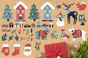 Cozy Christmas collection, an Animal Illustration by KlavaProDesign (Thumbnail 2 of 16)