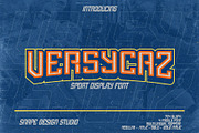 Versycaz - Sport Font, a Sans Serif Font by Snape Design Studio (Thumbnail 1 of 5)