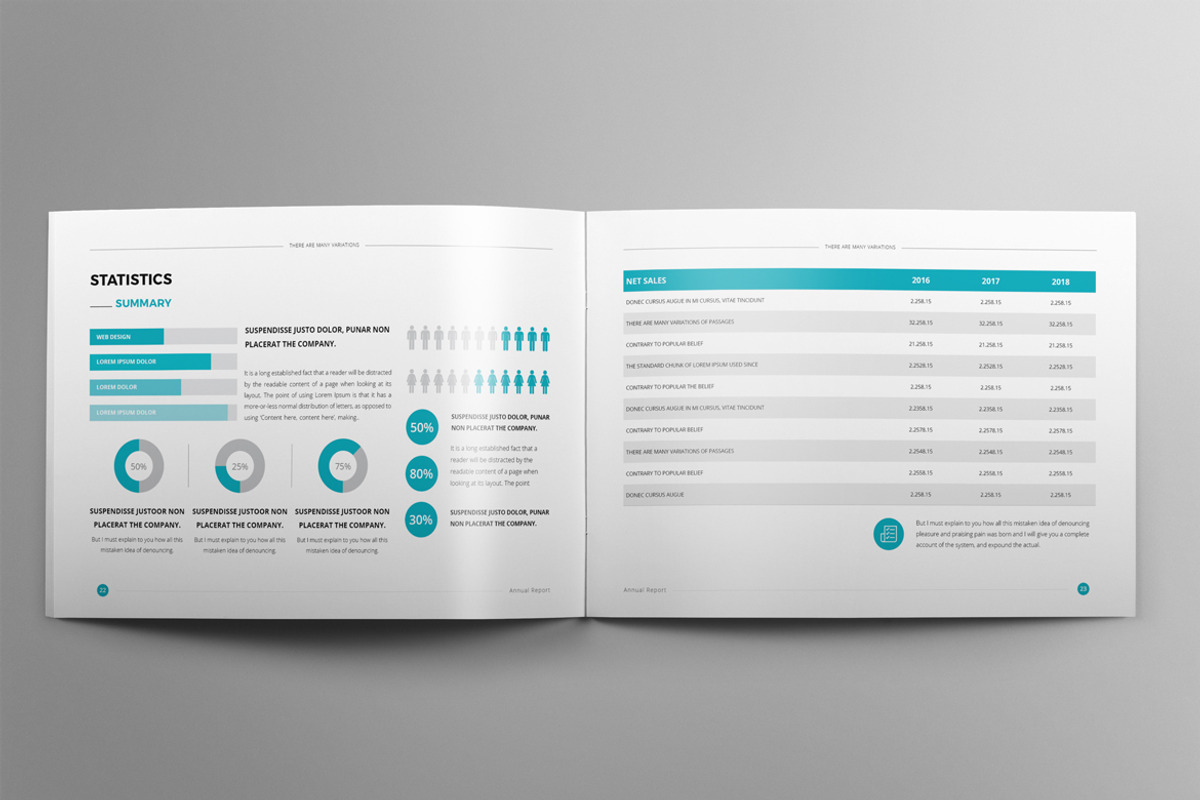 Annual Report Landscape A4 & A5, a Brochure Template by Pro-Gh (Photo 13 of 13)