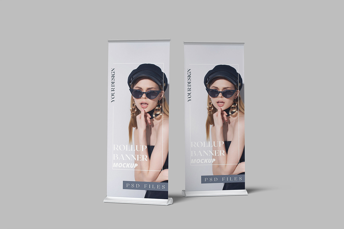 Roll Up Banner Mockup, a Print Template by lamorastudio (Photo 8 of 11)