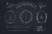 Set of hand drawn floral elements, an Object Graphic by Blue Ink Studio (Thumbnail 1 of 4)
