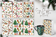 Elegant Christmas patterns bundle, a Seasonal Illustration by Yuliya Derbisheva (Thumbnail 5 of 10)